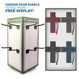 Panel Display - Leather Wall Crosses