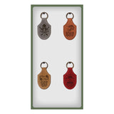 Panel Display - Engraved Leather Keychains #1