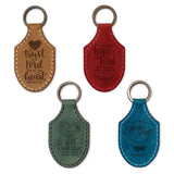 Panel Display - Engraved Leather Keychains #3