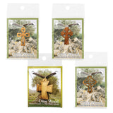 Panel Display - Olive Wood Necklaces - Celtic Crosses