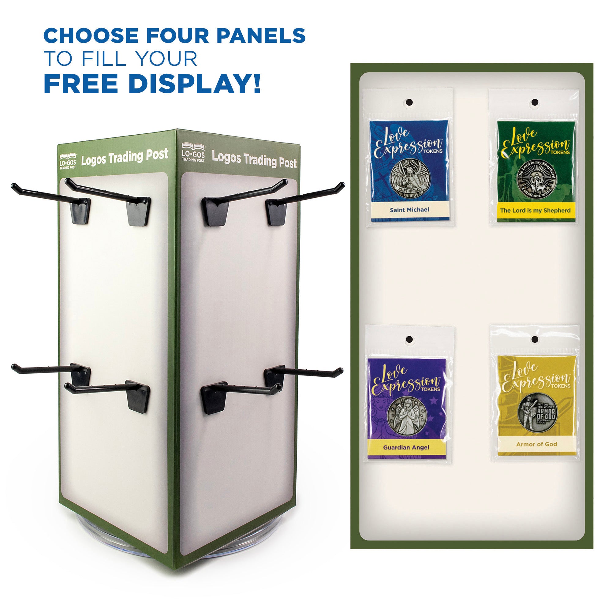 Label Coin Panel Panel Display - Love Expression Coins - Protection – Logos Trading Post ...