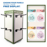 Panel Display - Travel Hairbrush