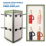 Panel Display - Keychain Lipstick Holder