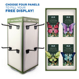 Panel Display - Butterfly Hair Clips