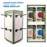 Panel Display - Leather Page Snaps