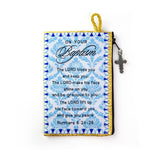 Rosary Pouch - Baptized in Christ Boys – Blue and Numbers 6:24-26