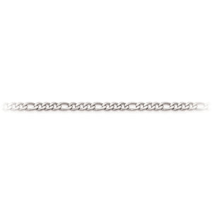 Stainless Steel Figaro Chain – Silver Color