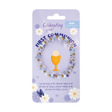 Butterfly Stretch Bracelet Blue, First Communion