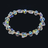Butterfly Stretch Bracelet White, First Communion