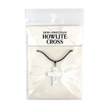 Stone Cross Pendant - Howlite