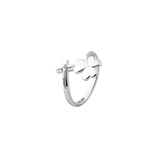 Saint Patrick Clover Leaf and Simple Crucifix