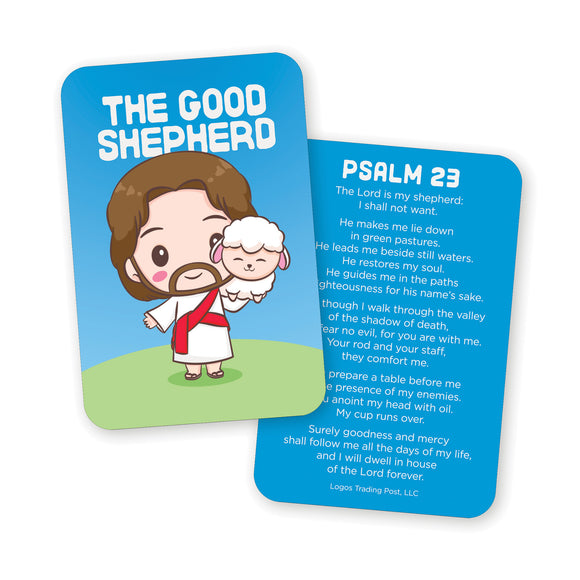 Wallet Scripture Card, Psalm 23 - Good Shepherd, Children