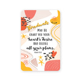 Wallet Scripture Card, Graduation Female – Psalm 20:4