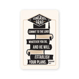 Wallet Scripture Card, Graduation Male – Proverbs 16:3