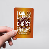 Wallet Scripture Card, Firefighter – Philippians 4:13