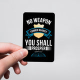 Wallet Scripture Card, Police Officer – Isaiah 54:17