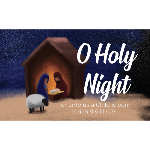 Christmas, Pass Along Scripture Cards, O Holy Night, Isaiah 9:6, Pack of 25