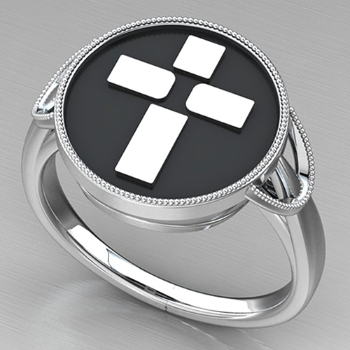Woman's Cross Healthcare Ring
