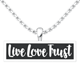  Live Love Trust Sterling Silver Pendant with 18 inch chain