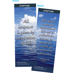 All Scripture is Given By Inspiration of God Bookmarks, Pack of 25 - Christian Bookmarks