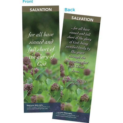For All Have Sinned and Fall Short of the Glory of God Bookmarks, Pack of 25 - Christian Bookmarks