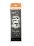 Children's Christian Bookmark, The Joy of the Lord is My Strength, Nehemiah 8:10 - Pack of 25 - Logos Trading Post, Christian Gift