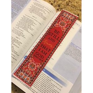 Logos Bookmark - Be Still - Psalms 46:10