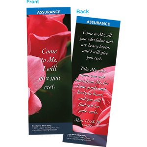 Come to Me, I Will Give You Rest Bookmarks, Pack of 25 - Christian Bookmarks