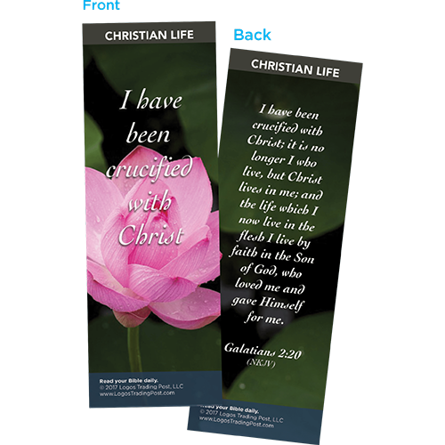 I Have Been Crucified with Christ Bookmarks, Pack of 25 - Christian Bookmarks