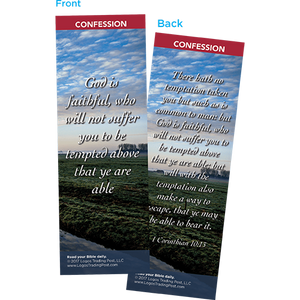 God is Faithful Bookmarks, Pack of 25 - Christian Bookmarks