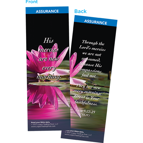His Mercies Are New Every Morning Bookmarks, Pack of 25 - Christian Bookmarks