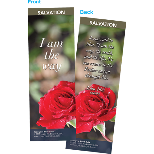 I Am the Way Bookmarks, Pack of 25 - Christian Bookmarks
