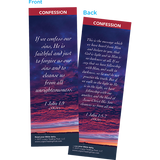 If We Confess Our Sins, He is Faithful Bookmarks, Pack of 25 - Christian Bookmarks