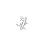 Faith Sterling Silver Script Cross Ring, Words of Life Collection