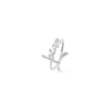 Peace Sterling Silver Script Cross Ring, Words of Life Collection