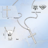 Cross with CZ Accents