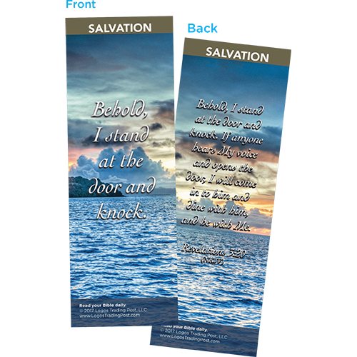 Behold, I Stand at the Door and Knock Bookmarks, Pack of 25 - Christian Bookmarks