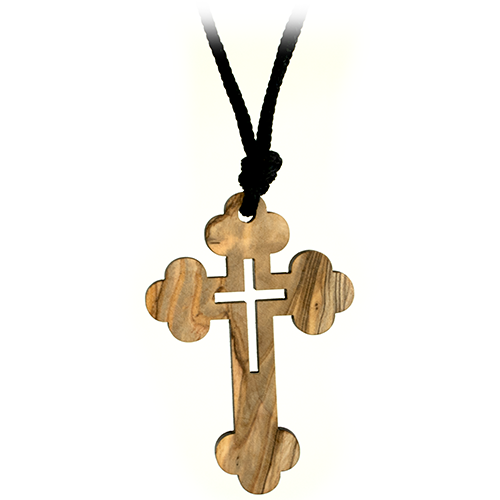 Budded 2025 cross necklace
