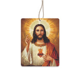 Air Freshener Sacred Heart of Jesus and Immaculate Heart of Mary - Lavender