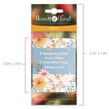 Air Freshener I Thank My God Every Time I Remember You. - Philippians 1:3 - Peach