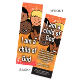 Children's Christian Bookmark, I am a Child of God, John 1:12 - Pack of 25 - Christian Bookmarks