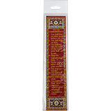 The Ten Commandments, Woven Fabric Christian Bookmark, Exodus 20:1-17,  Traditional Turkish Woven Design, Flexible Memory Verse Bookmark Gift