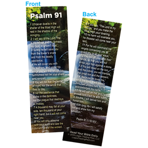 Psalm 91 - The Lord is My Refuge Bookmarks, Pack of 50 - Christian Bookmarks