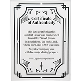 Good Shepherd Confirmation - Medium Deluxe Comfort Cross in Gift Box Certificate of Authenticity