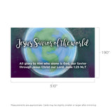 Children's Pass Along Scripture Cards - Jesus, Savior of the World, Pack of 25 - With Stand