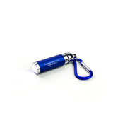 The Plans I have for You – Blue 1 LED Flashlight with Carabiner