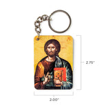 Jesus King of the Universe - Wooden Icon Keychain