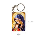 Our Lady of Perpetual Help - Wooden Icon Keychain