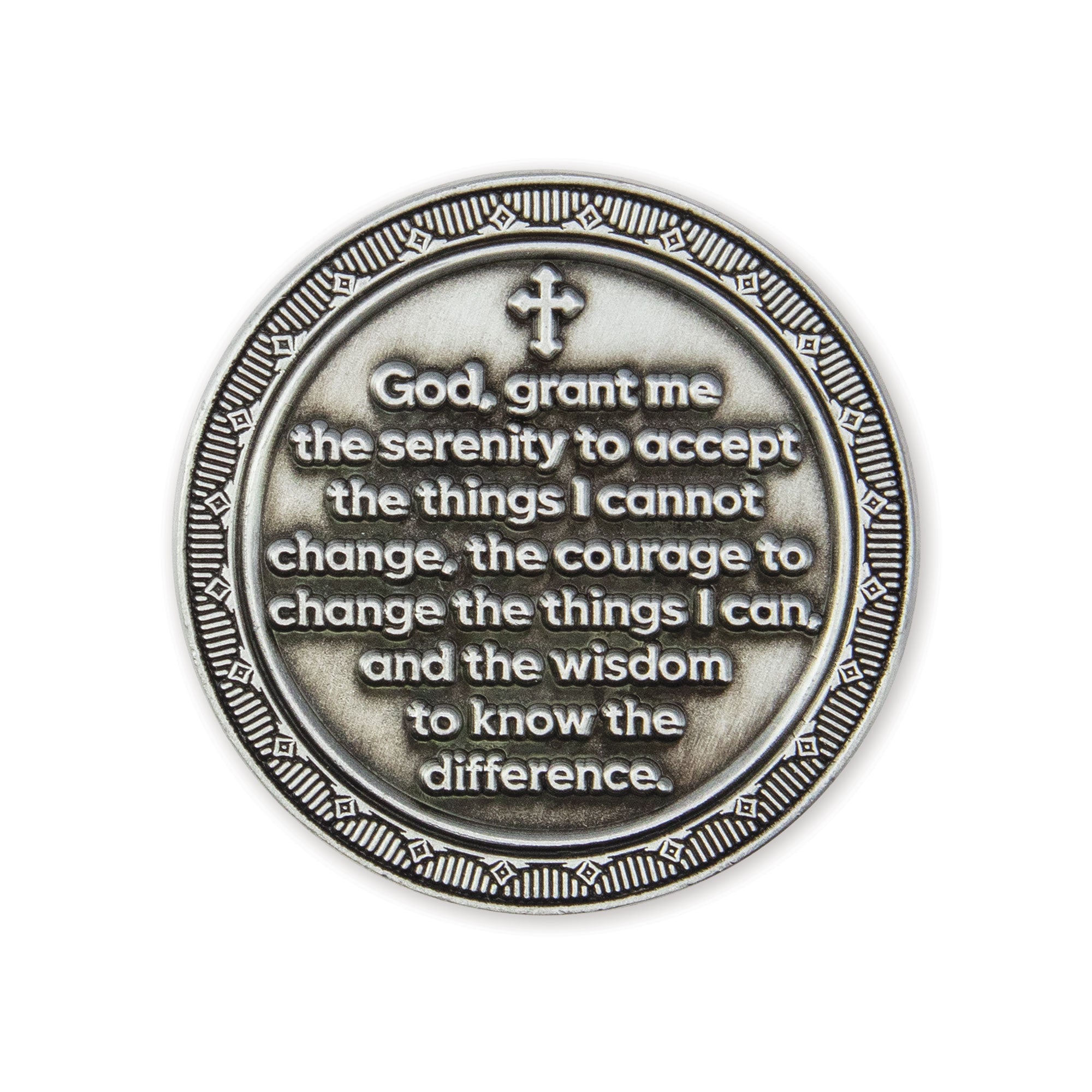 Guardian Angel Coin Serenity Prayer Love Expression Coin, Appreciation  Gifts For Police, Military & Law Enforcement, Keepsake Pocket Token Of  Prayer & Divine Protection For Men & Women, EDC Coin Prayer Coin