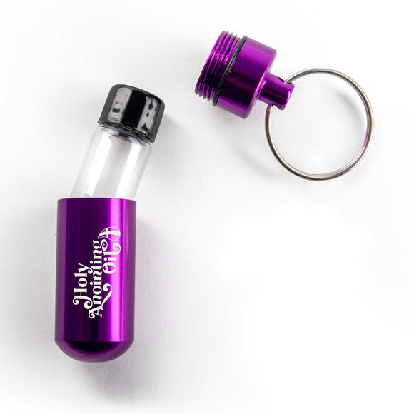 Anointing Oil Keychain - Purple